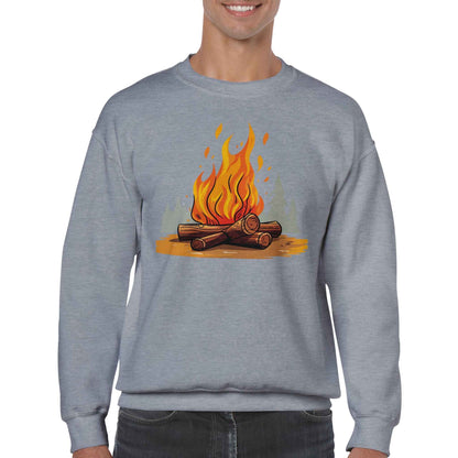 Classic Unisex Crewneck Sweatshirt, Campfire