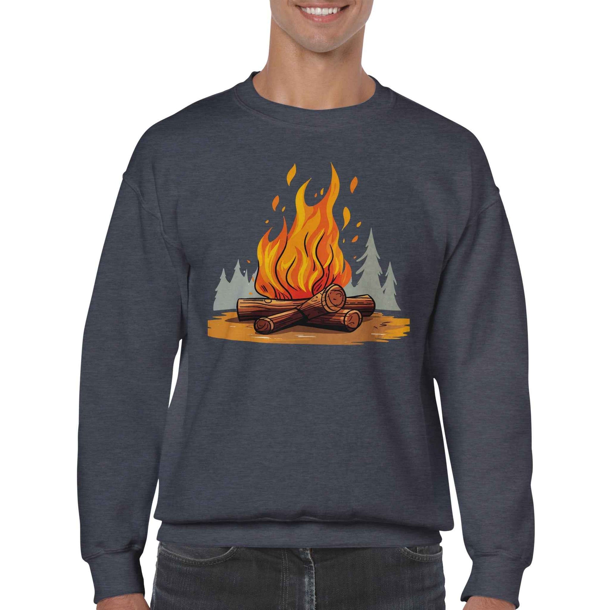 Classic Unisex Crewneck Sweatshirt, Campfire