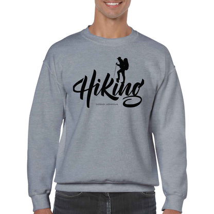 Classic Unisex Crewneck Sweatshirt "Hiking"