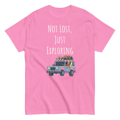 Adventure Survival, Men's classic tee, "Not Lost, Just Exploring"