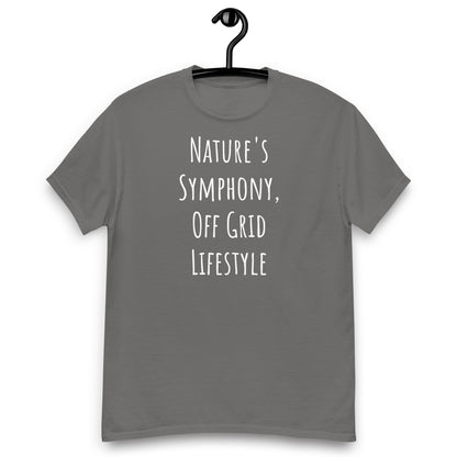 Living Off Grid, Nature's Symphony, Men's classic tee