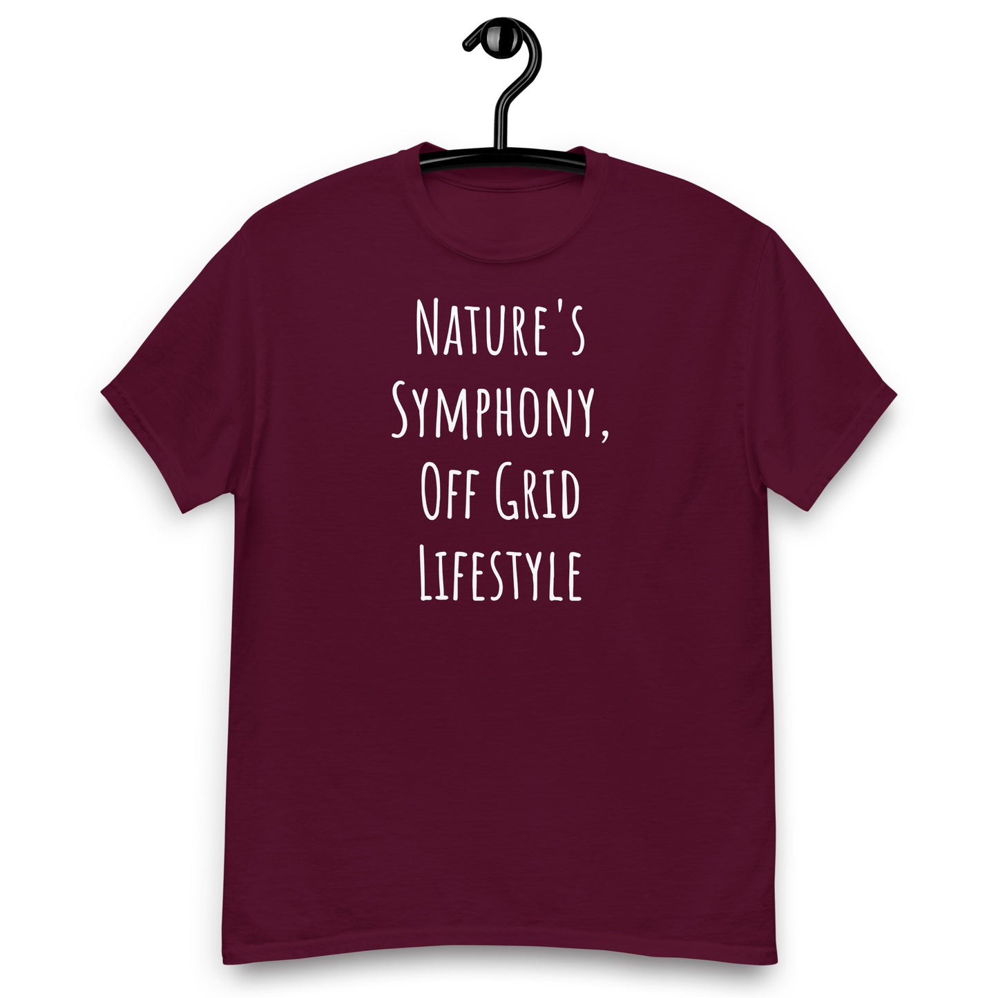 Living Off Grid, Nature's Symphony, Men's classic tee