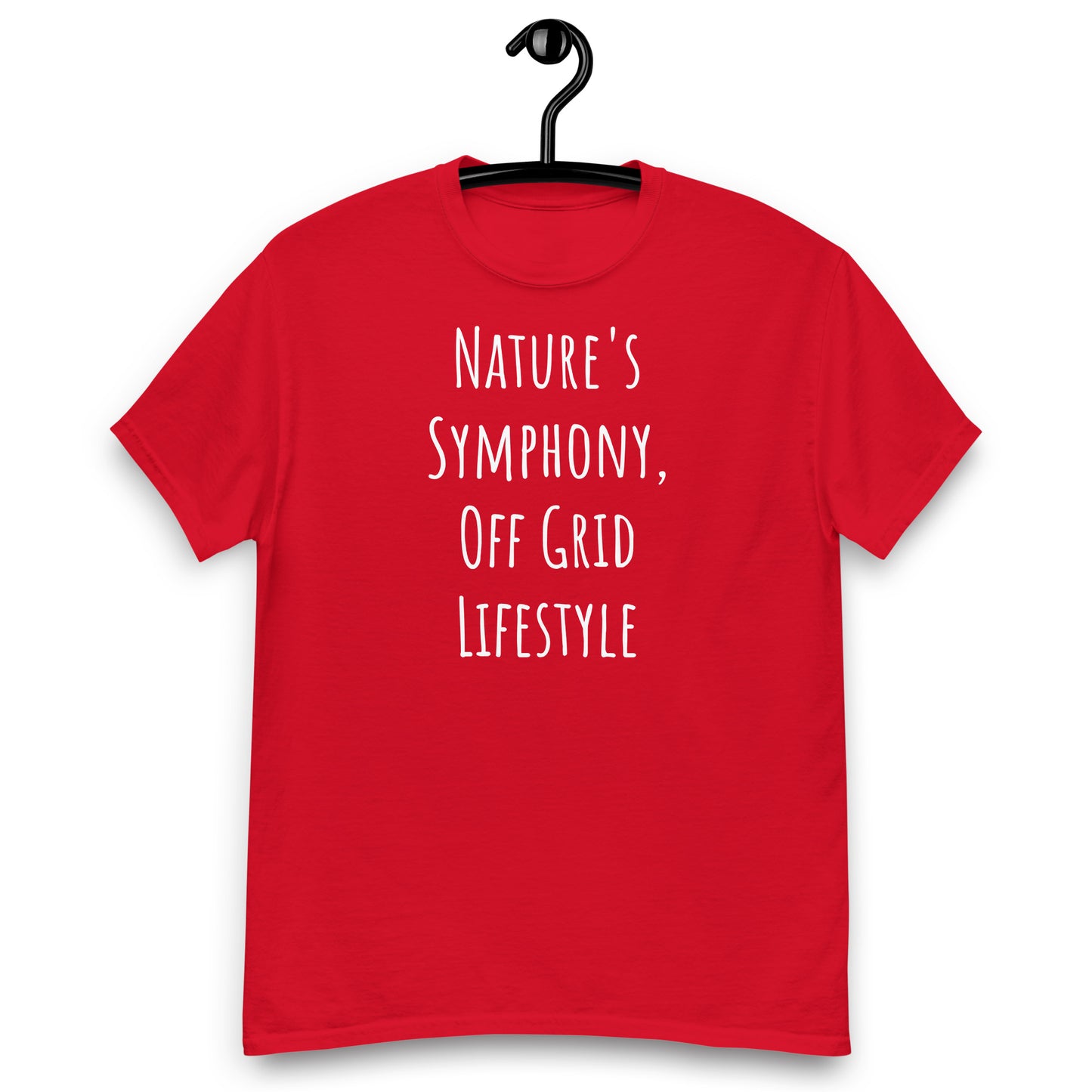 Living Off Grid, Nature's Symphony, Men's classic tee