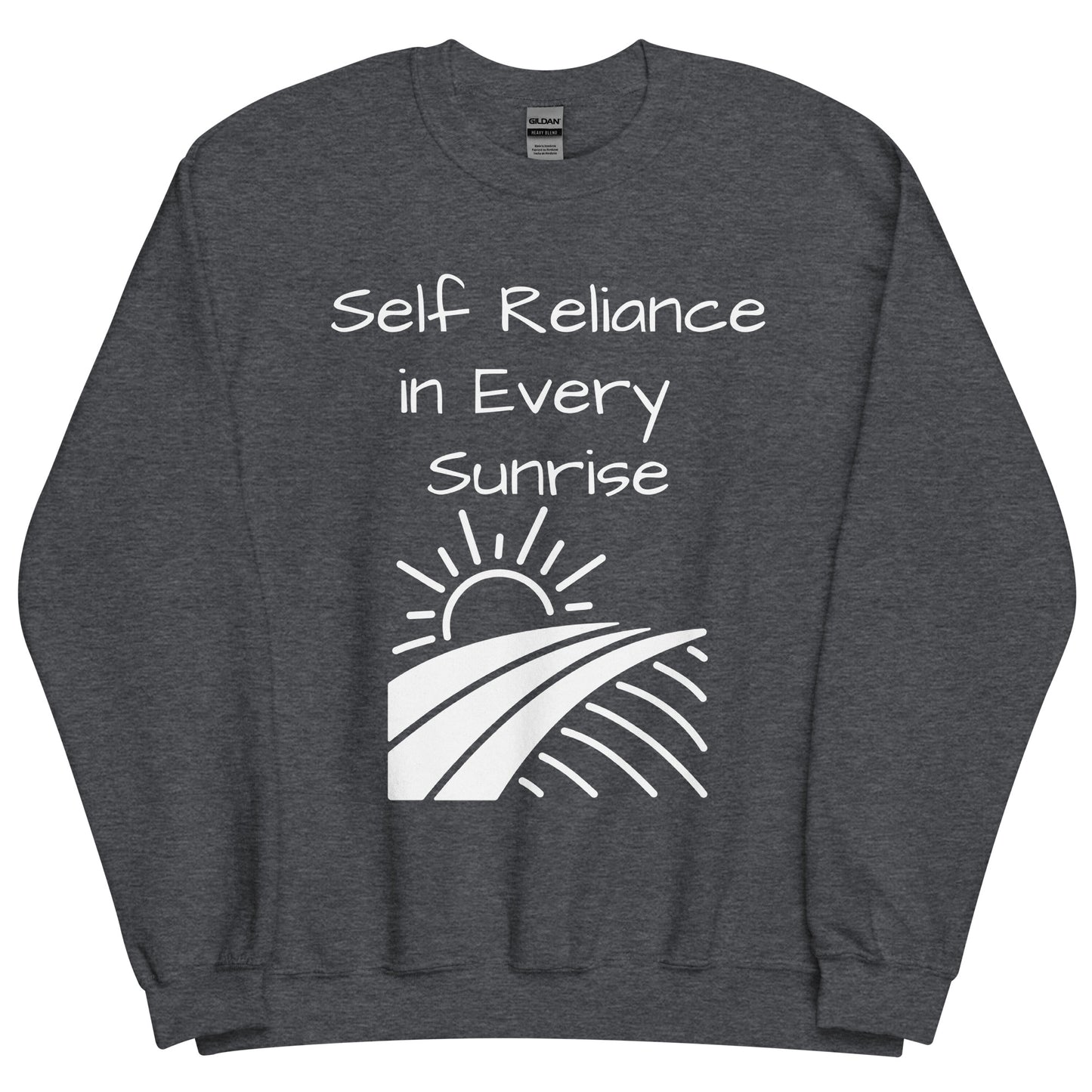 Living Off Grid, Unisex Sweatshirt, "Self Reliance"