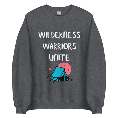 Adventure Survival, Unisex Sweatshirt, "Wilderness Warriors Unite"