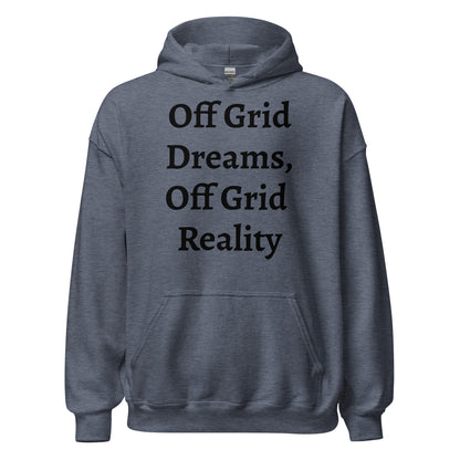 Living off Grid, Unisex Hoodie, "Powered By Nature"