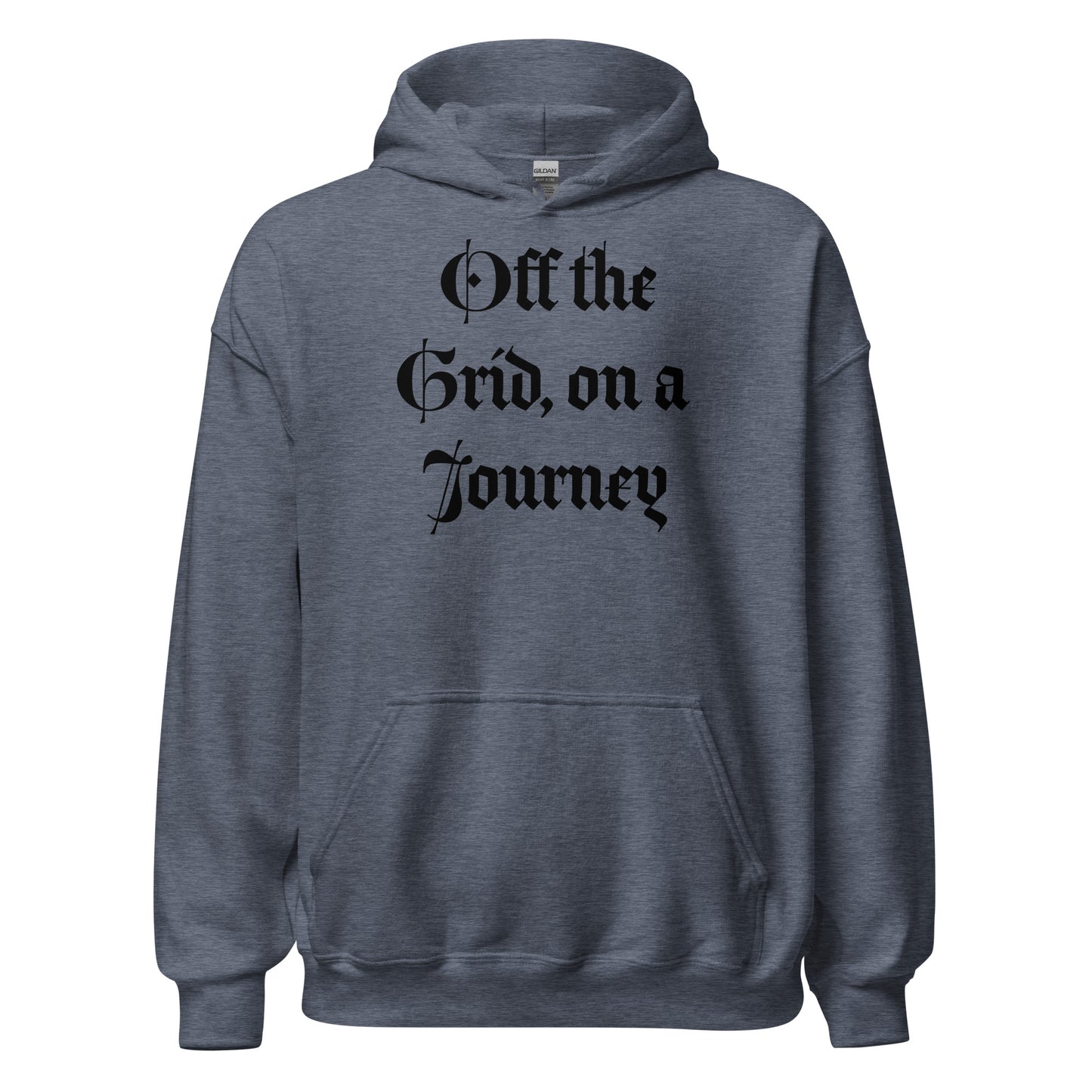 Living Off Grid, Unisex Hoodie "On a Journey"