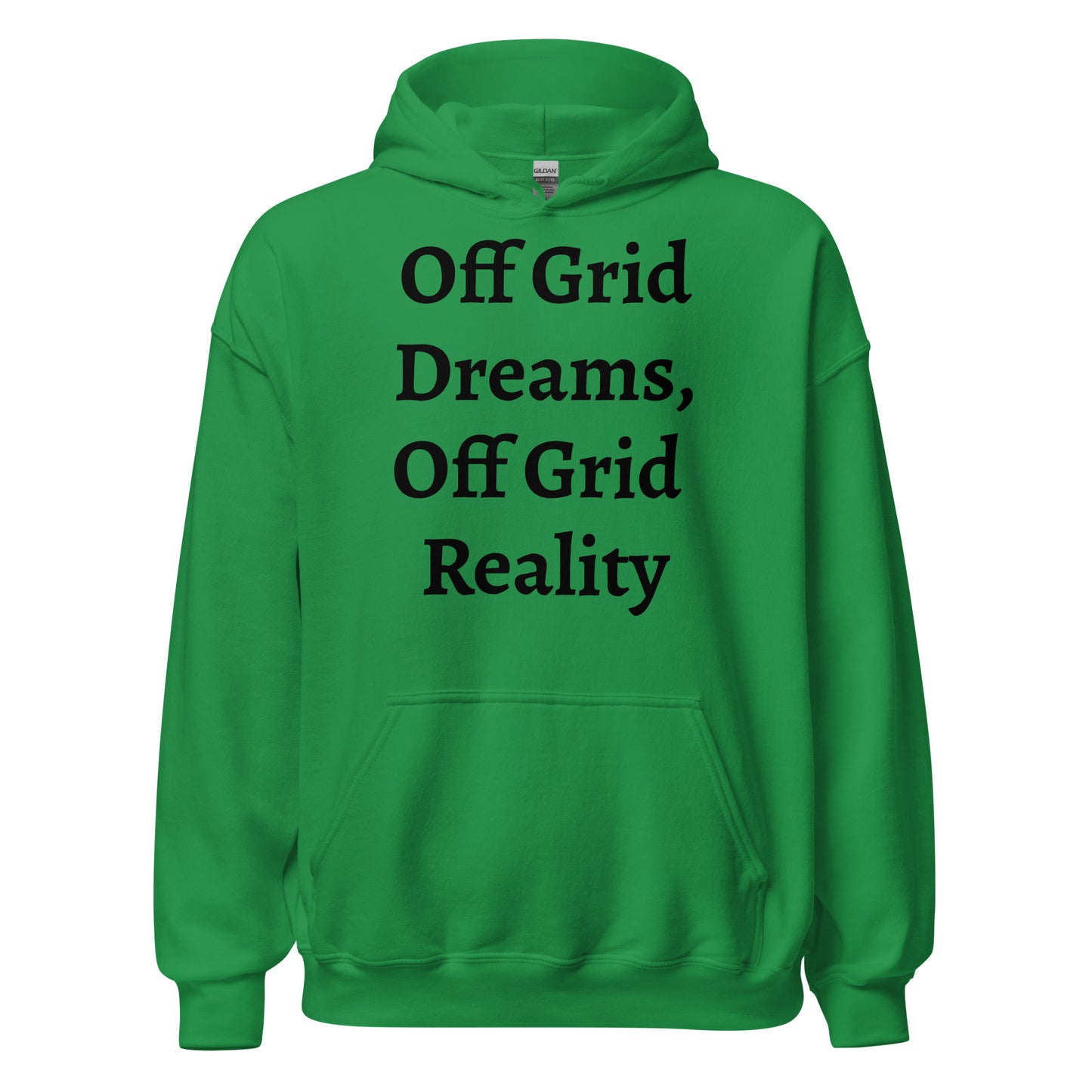 Living off Grid, Unisex Hoodie, "Powered By Nature"