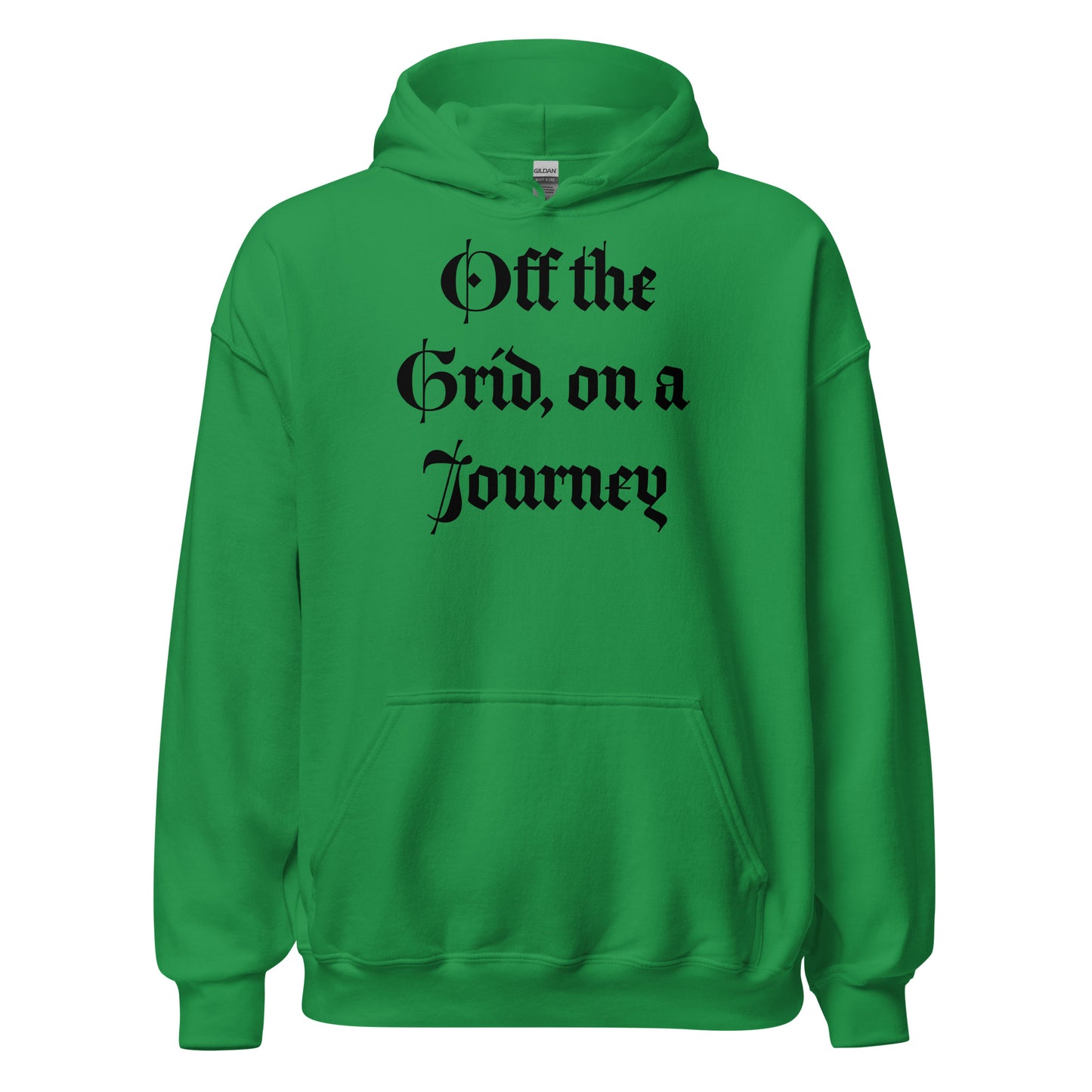 Living Off Grid, Unisex Hoodie "On a Journey"