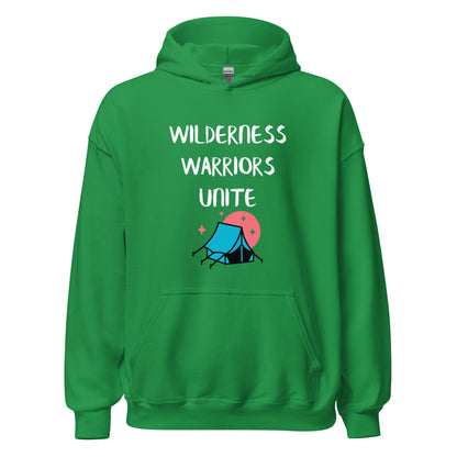 Wilderness Survival, Unisex Hoodie, "Wilderness Warriors Unite"