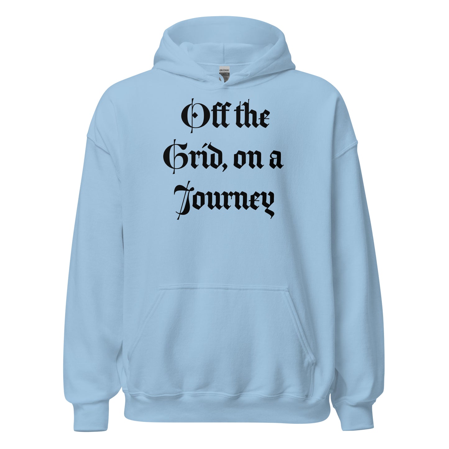 Living Off Grid, Unisex Hoodie "On a Journey"