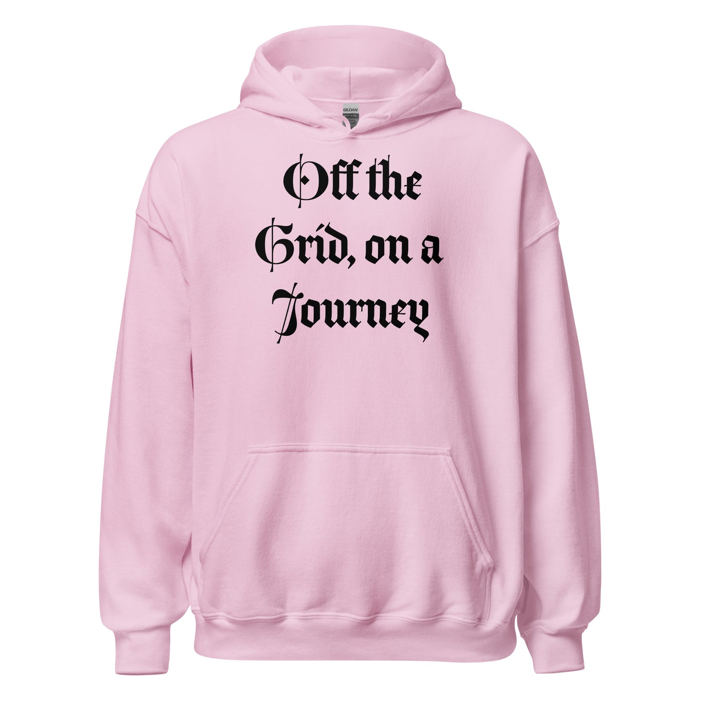 Living Off Grid, Unisex Hoodie "On a Journey"