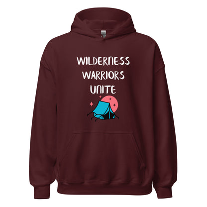 Wilderness Survival, Unisex Hoodie, "Wilderness Warriors Unite"