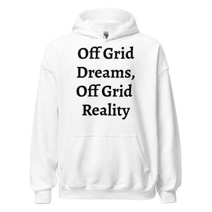 Living off Grid, Unisex Hoodie, "Powered By Nature"