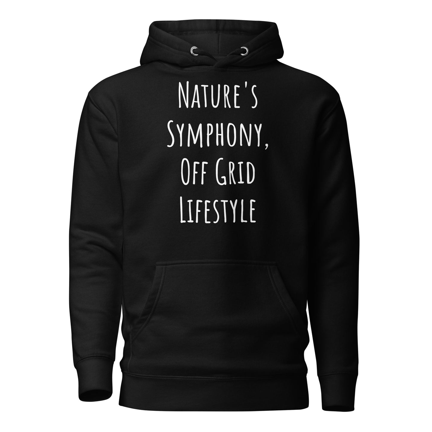 Living Off Grid, Unisex Hoodie, "Nature's Symphony"